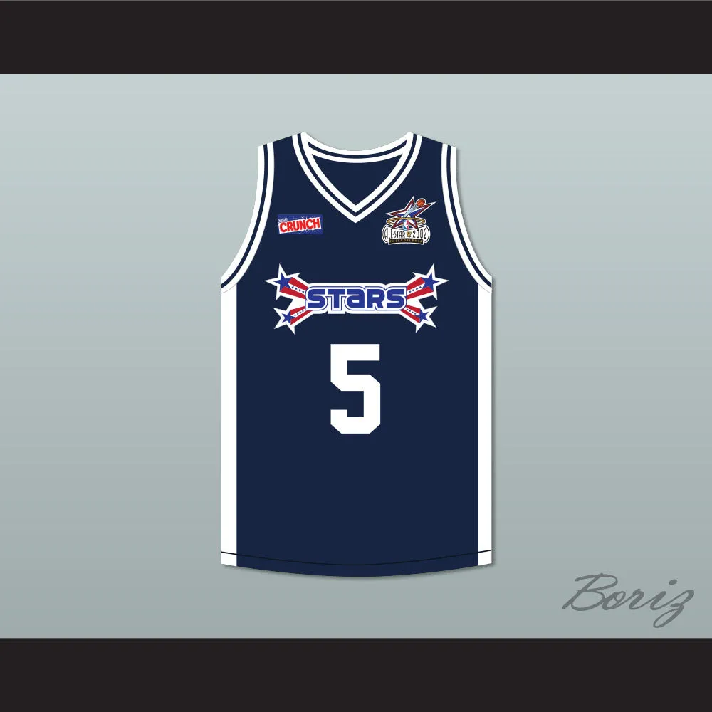 Donald 'Shun' Faison 5 Stars Basketball Jersey Rock N' Jock All Star Jam 2002