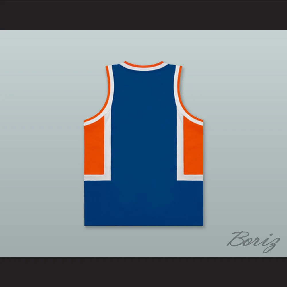 Drake OVO Blue Orange and White Basketball Jersey