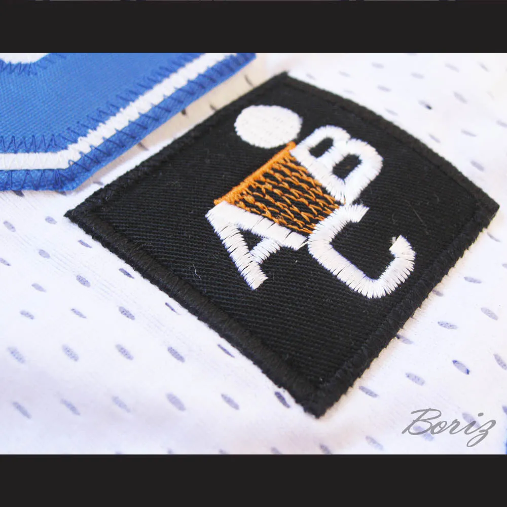 Drazen Petrovic 5 Real Madrid White Basketball Jersey