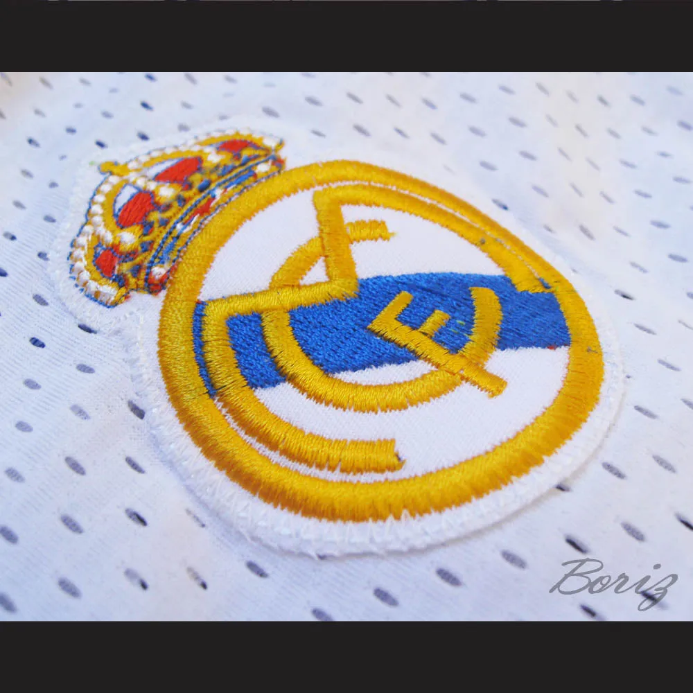 Drazen Petrovic 5 Real Madrid White Basketball Jersey