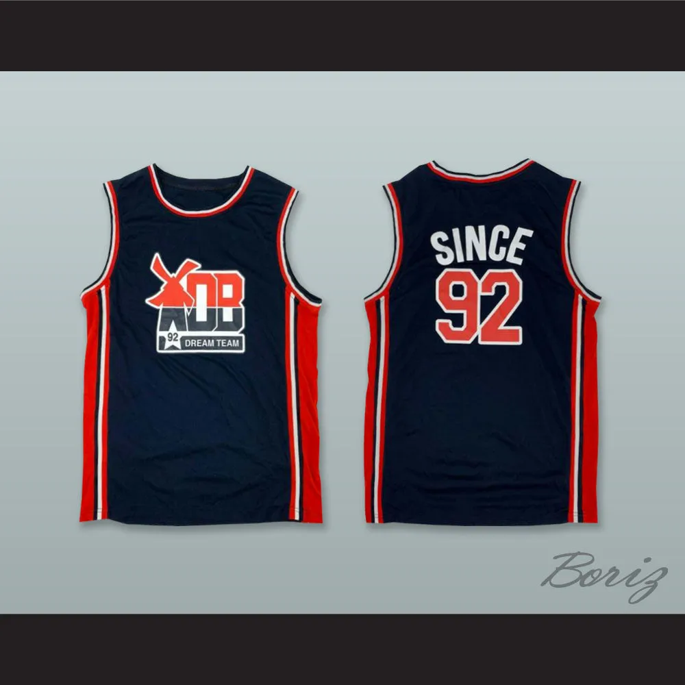 Dutch Brothers Coffee Since 92 Navy Blue Basketball Jersey
