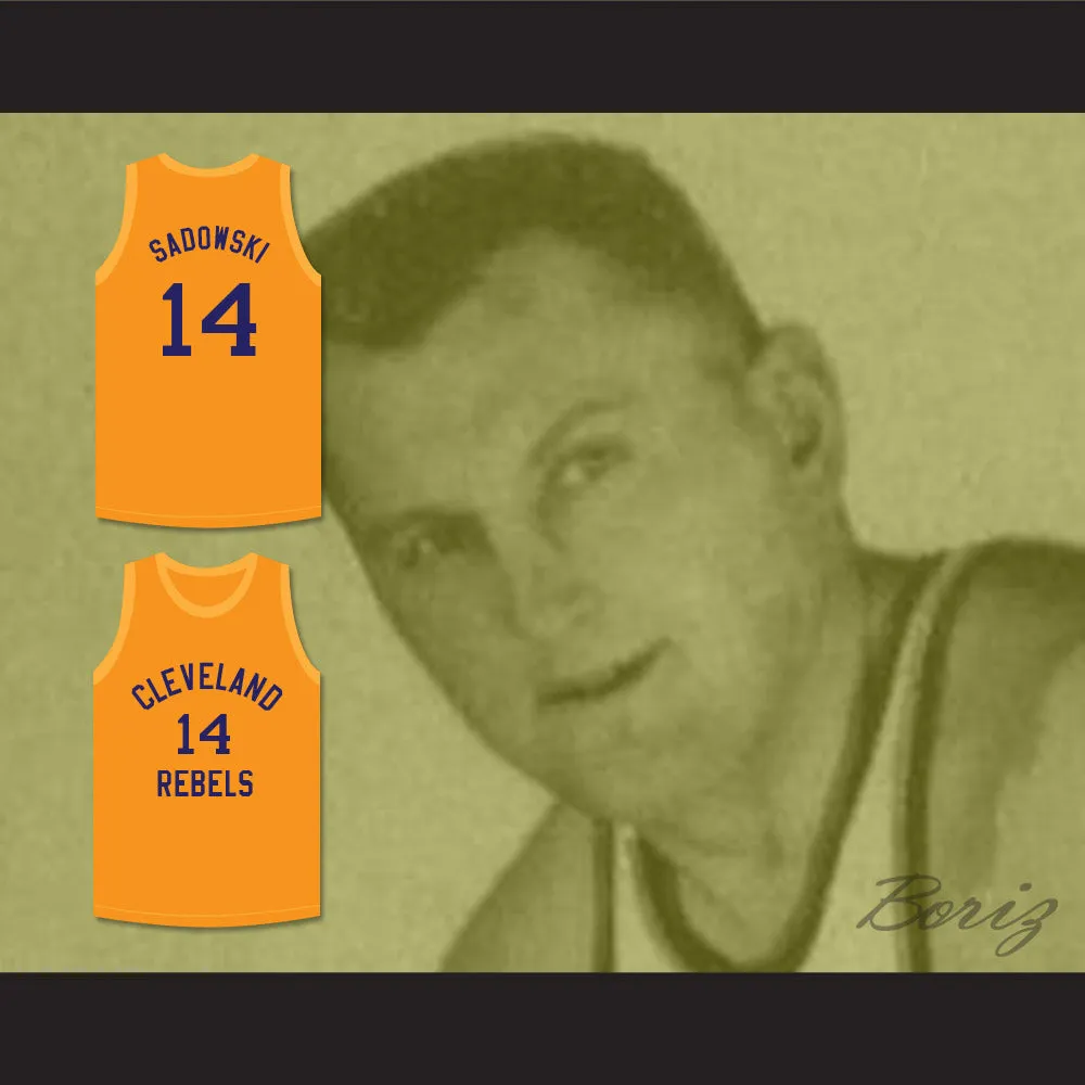 Ed Sadowski 14 Cleveland Rebels Basketball Jersey