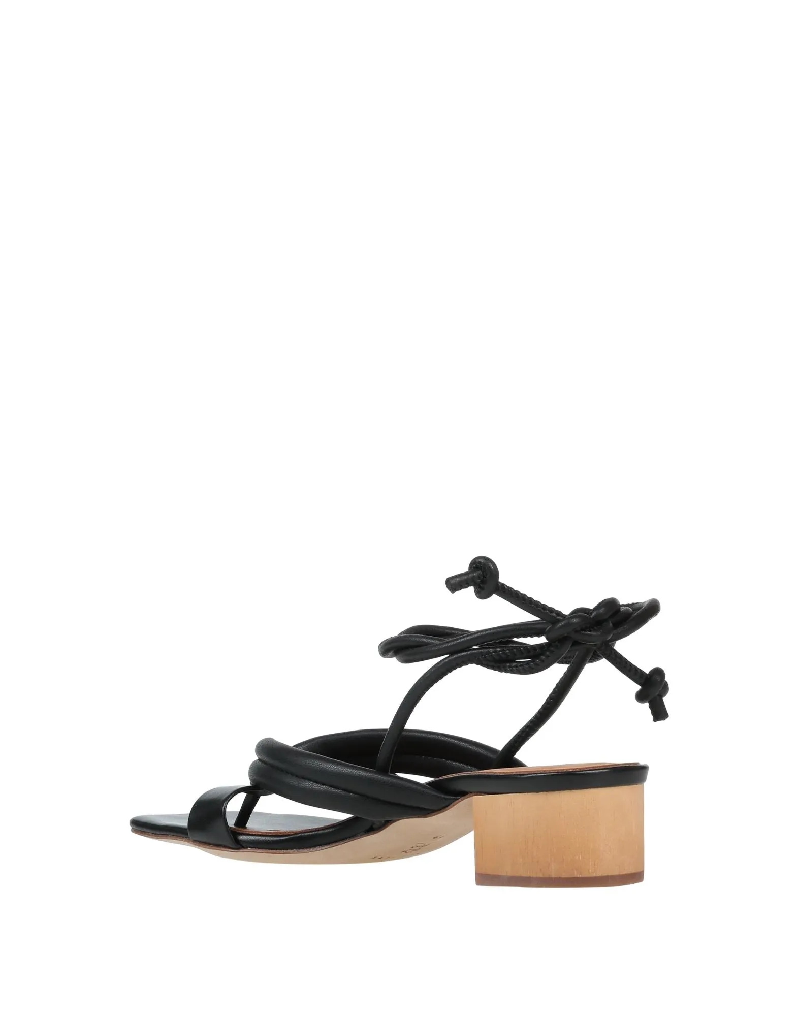 EQUITARE Black Thong sandals (17268810OA) Woman