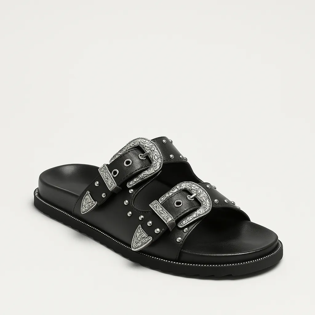 Famous Taylor Swift Slider Sandals - Black