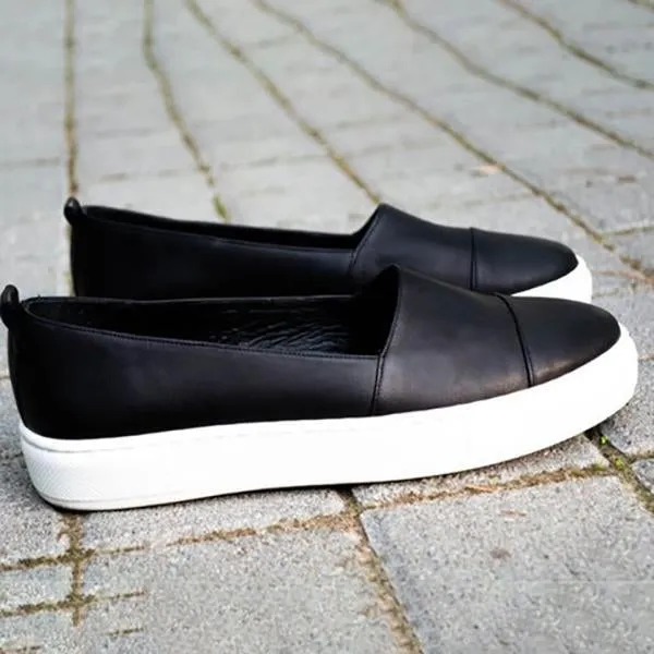 Flat Slip on Shoes Loafers Mocassin Platform Shoes