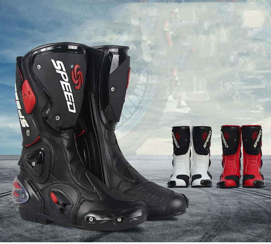 Four seasons men's off-road motorcycle boots