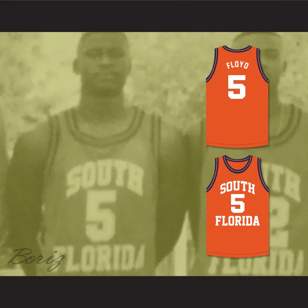 George Floyd 5 South Florida State College Panthers Basketball Jersey