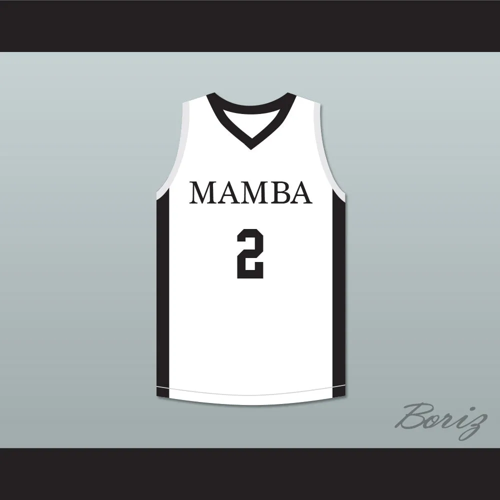 Gianna 2 Mamba Ballers White Basketball Jersey Version 3