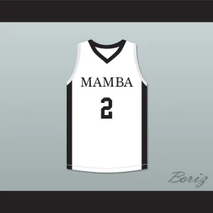 Gianna 2 Mamba Ballers White Basketball Jersey Version 3