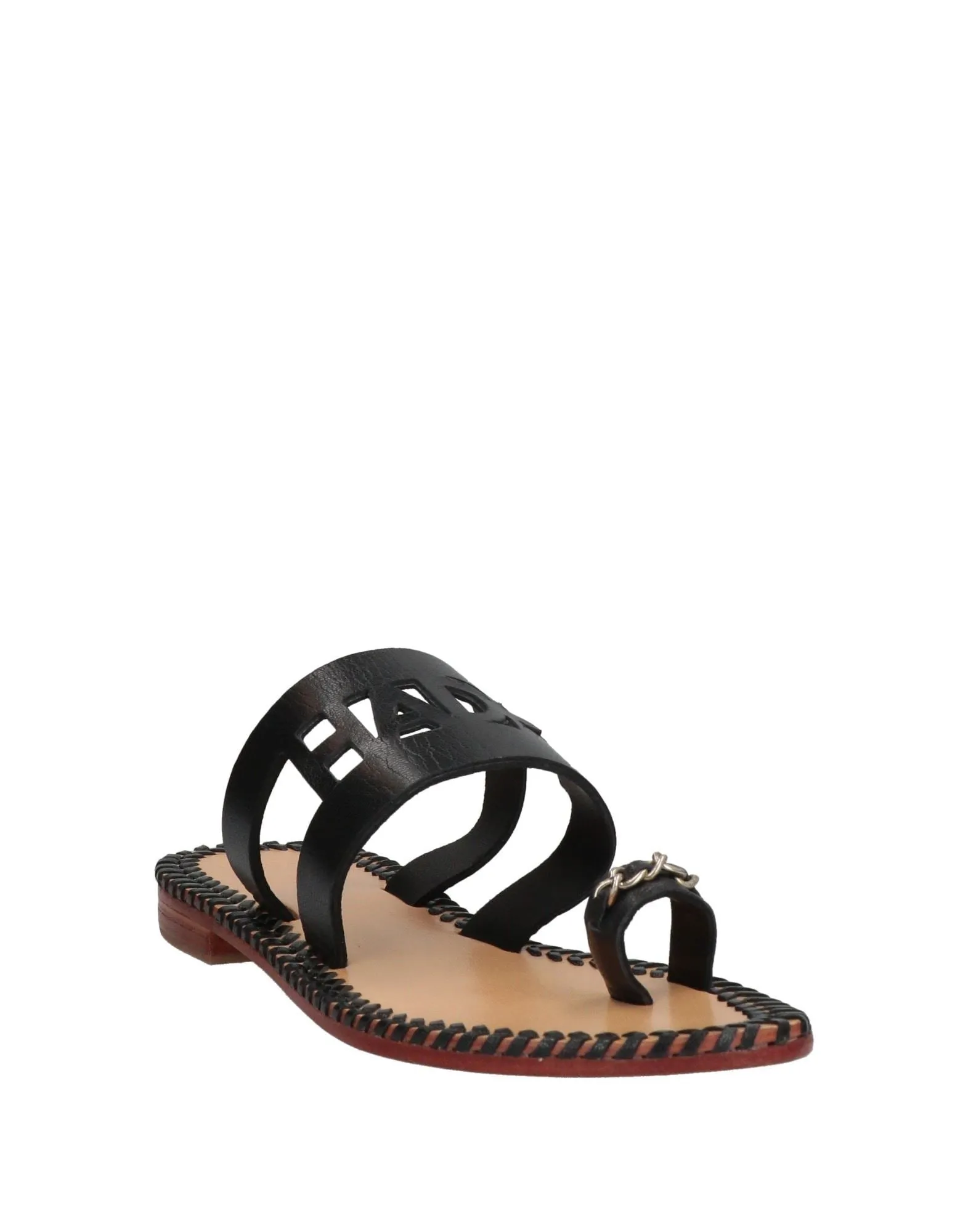 HADEL Leather Thong sandals (17534666MA) Woman