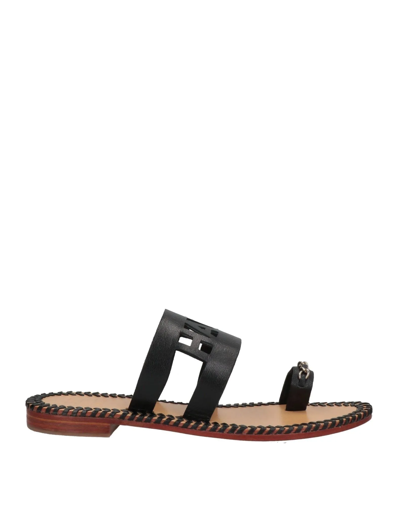 HADEL Leather Thong sandals (17534666MA) Woman