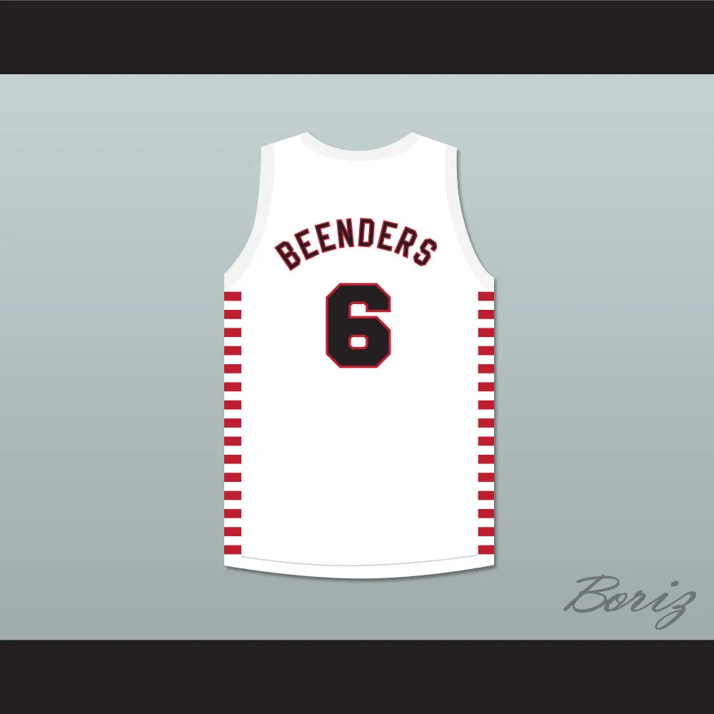 Hank Beenders 6 Providence Steamrollers White Basketball Jersey 2