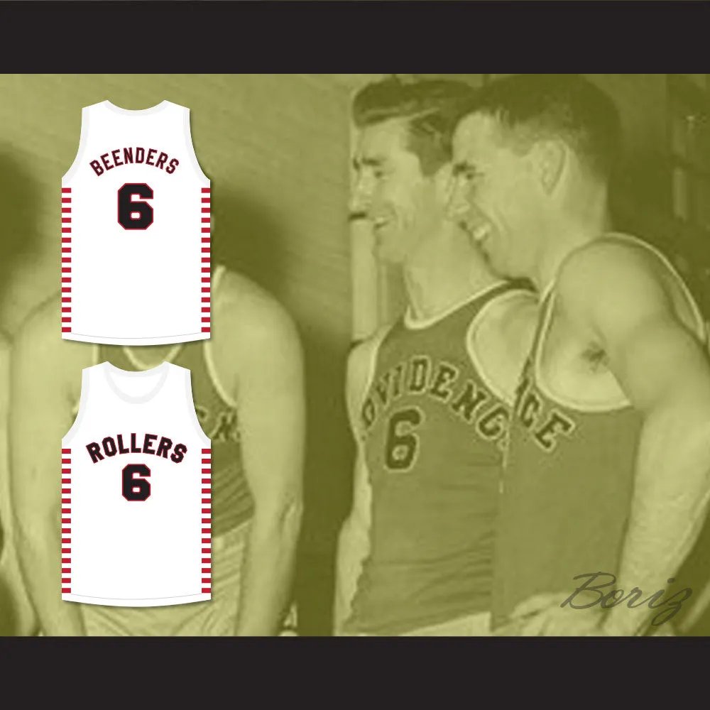 Hank Beenders 6 Providence Steamrollers White Basketball Jersey 2