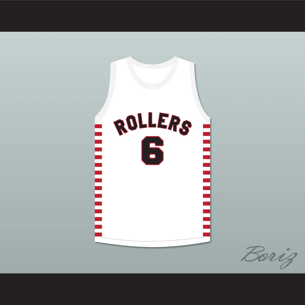 Hank Beenders 6 Providence Steamrollers White Basketball Jersey 2