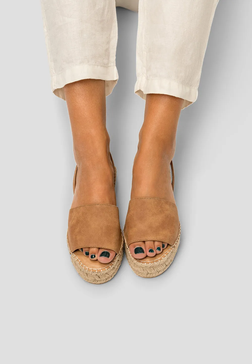 HEEL SANDAL CAMEL