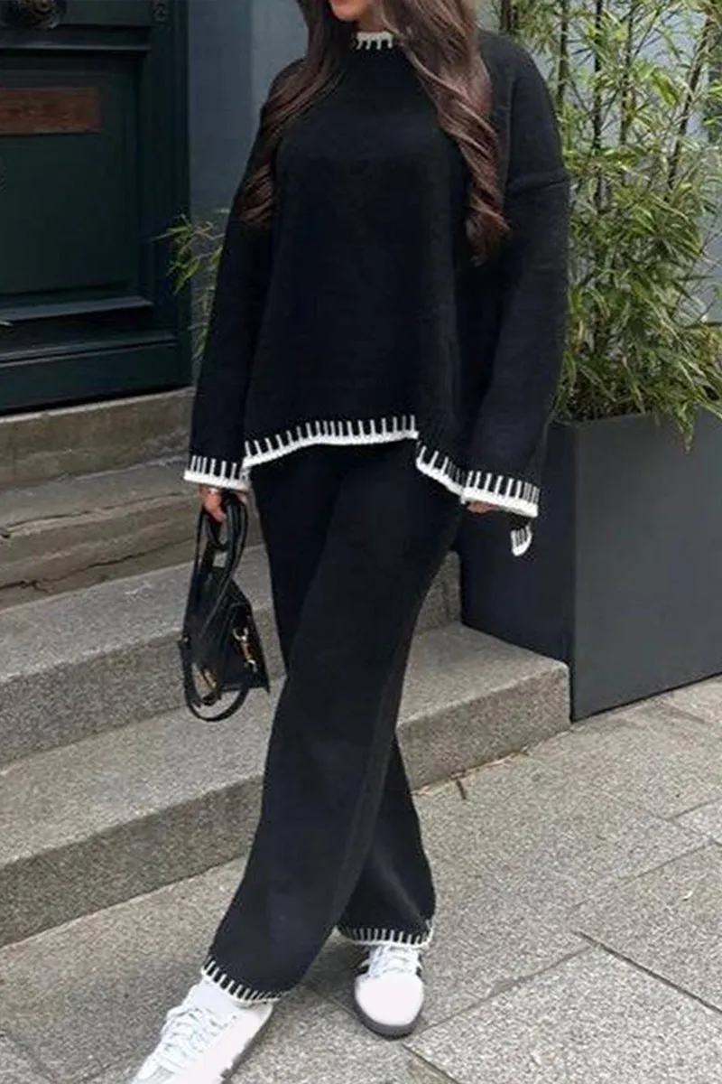 HUT1256 Cozy Knit Lounge Set