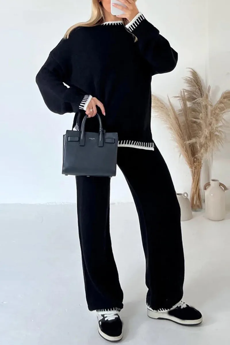 HUT1256 Cozy Knit Lounge Set