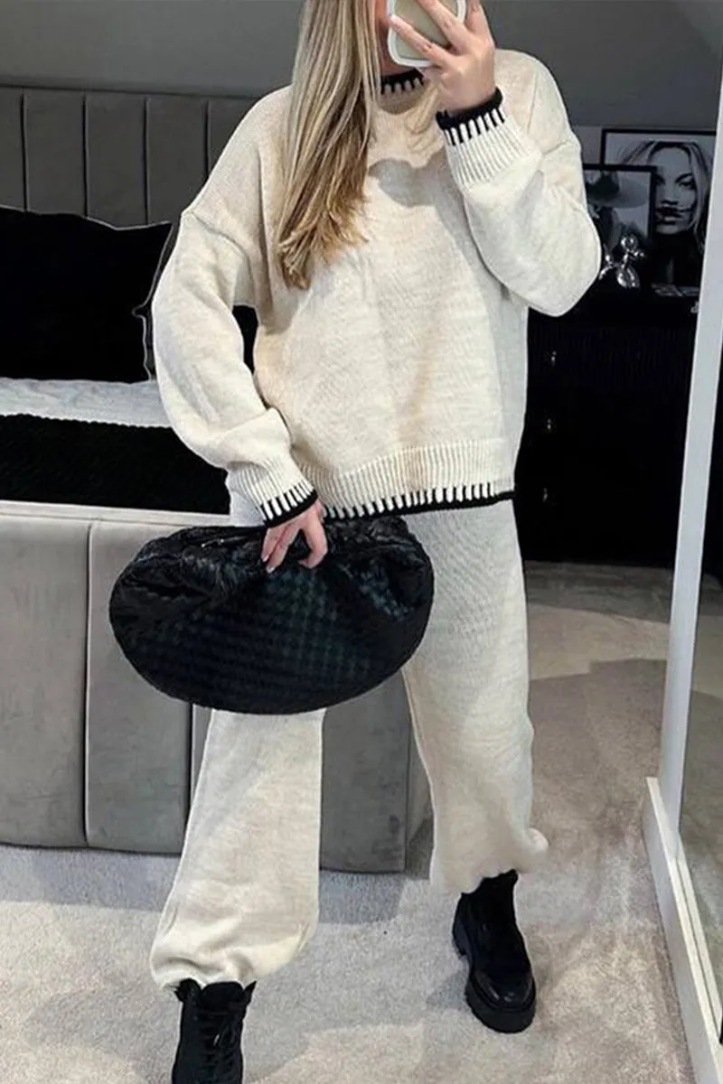HUT1256 Cozy Knit Lounge Set