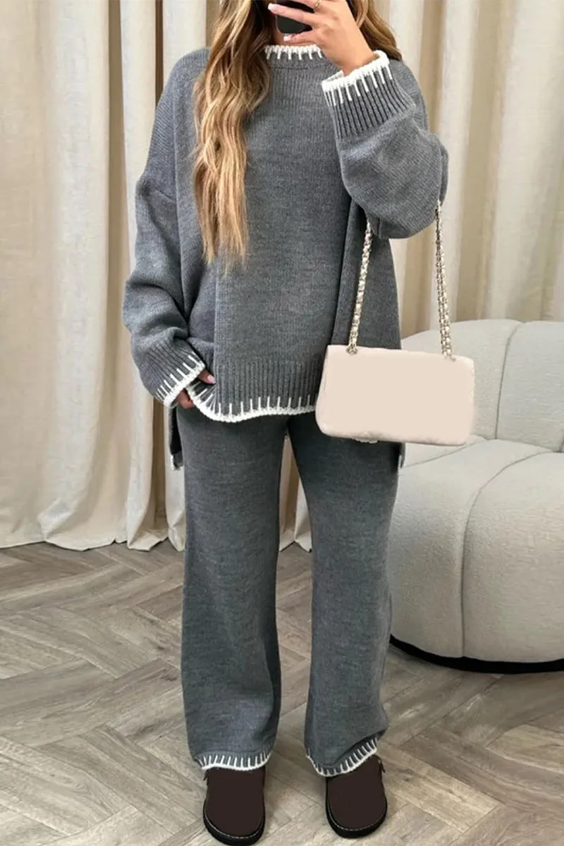 HUT1256 Cozy Knit Lounge Set