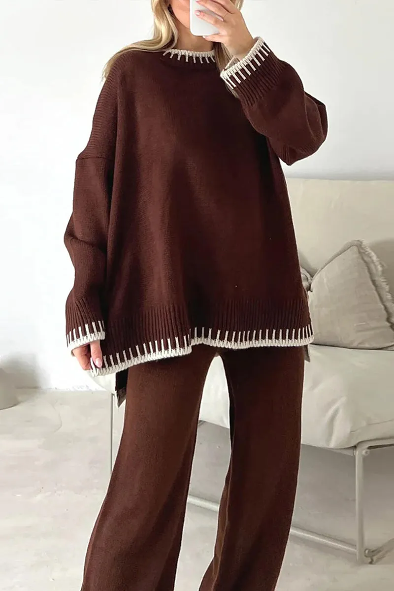 HUT1256 Cozy Knit Lounge Set
