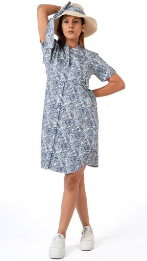 Indigo Paisley
