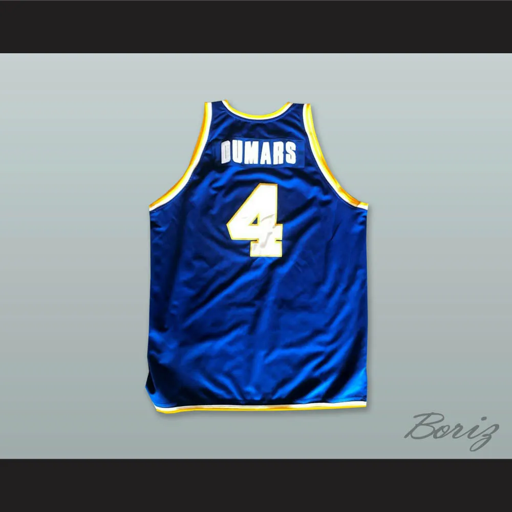 Joe Dumars 4 McNeese State Cowboys Blue Basketball Jersey
