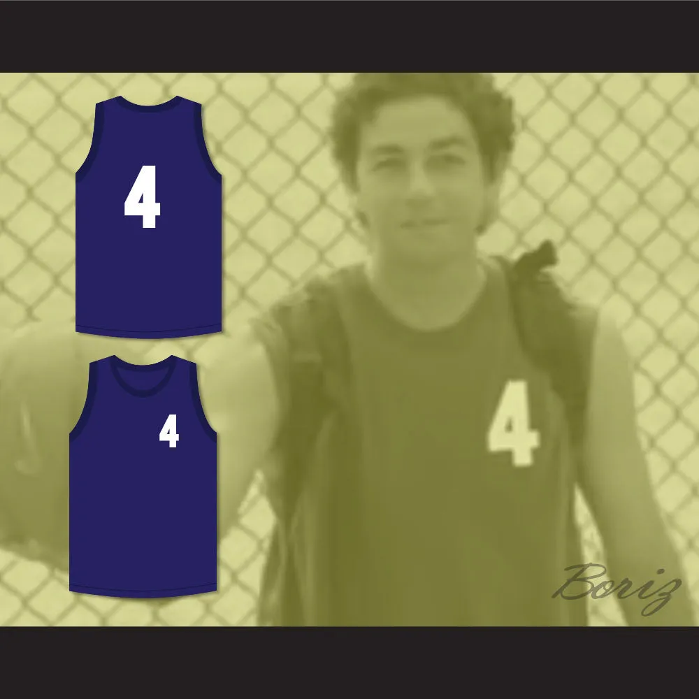 John Hogan 4 Blue Basketball Jersey Streetballers