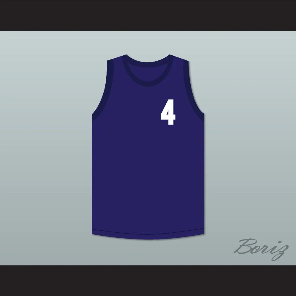 John Hogan 4 Blue Basketball Jersey Streetballers