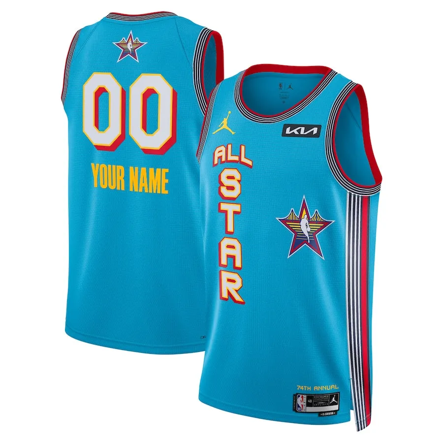 Jordan Brand Unisex 2025 All-Star Game Swingman Pick-A-Player Jersey - Light Blue