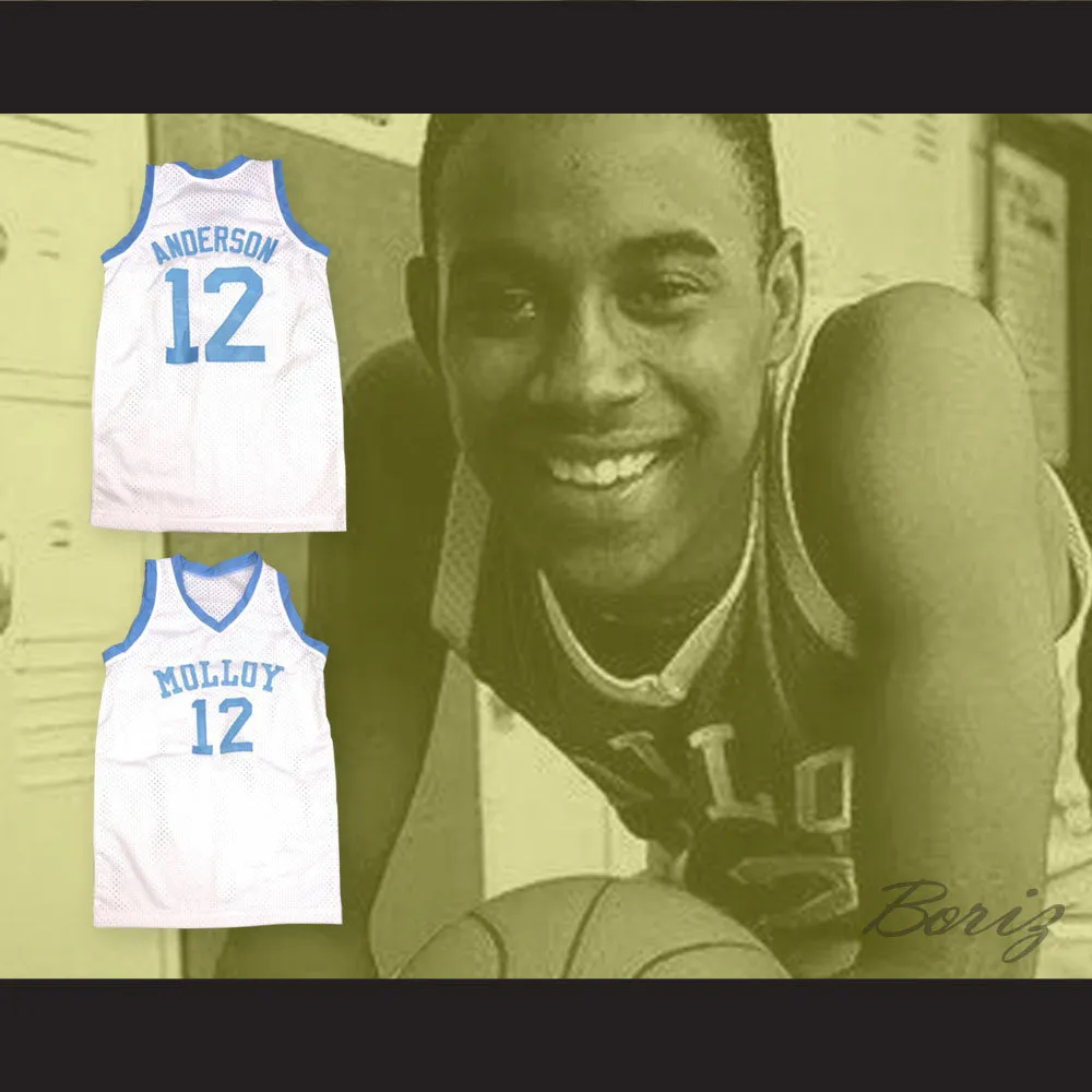 Kenny Anderson 12 Archbishop Molloy Basketball Jersey