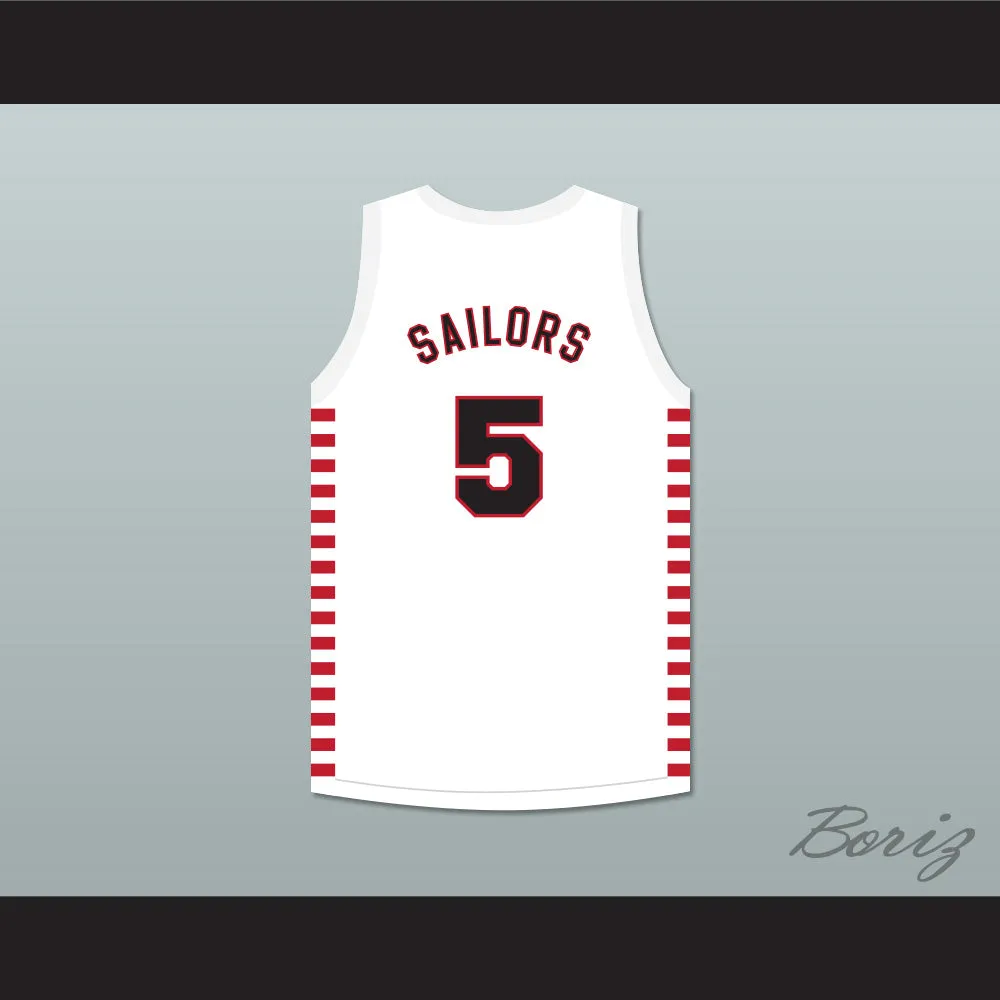 Kenny Sailors 5 Providence Steamrollers Basketball Jersey