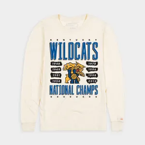 Kentucky Basketball 8-Time National Champs Long Sleeve