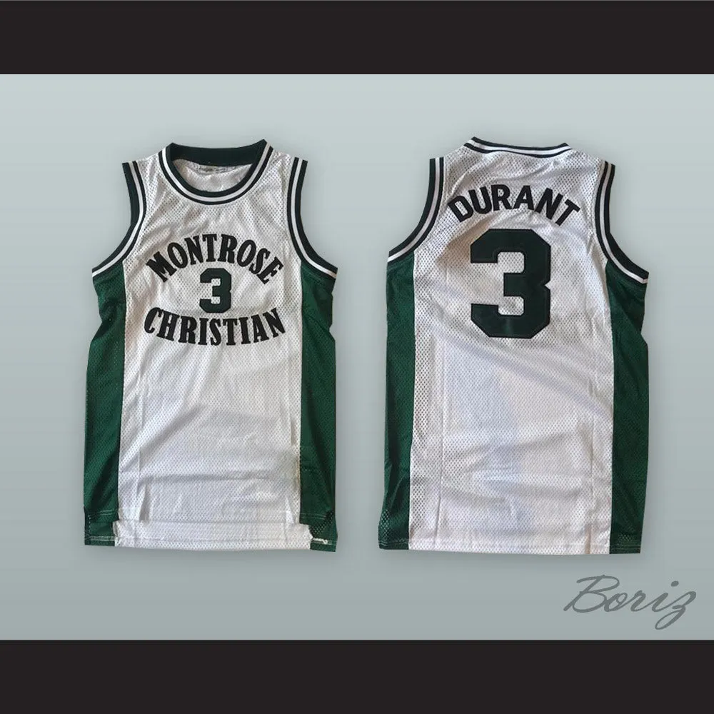 Kevin Durant 3 Montrose Christian School Basketball Jersey
