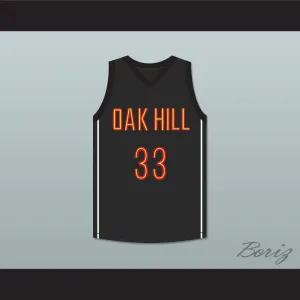 Kevin Durant 33 Oak Hill Academy Black Basketball Jersey