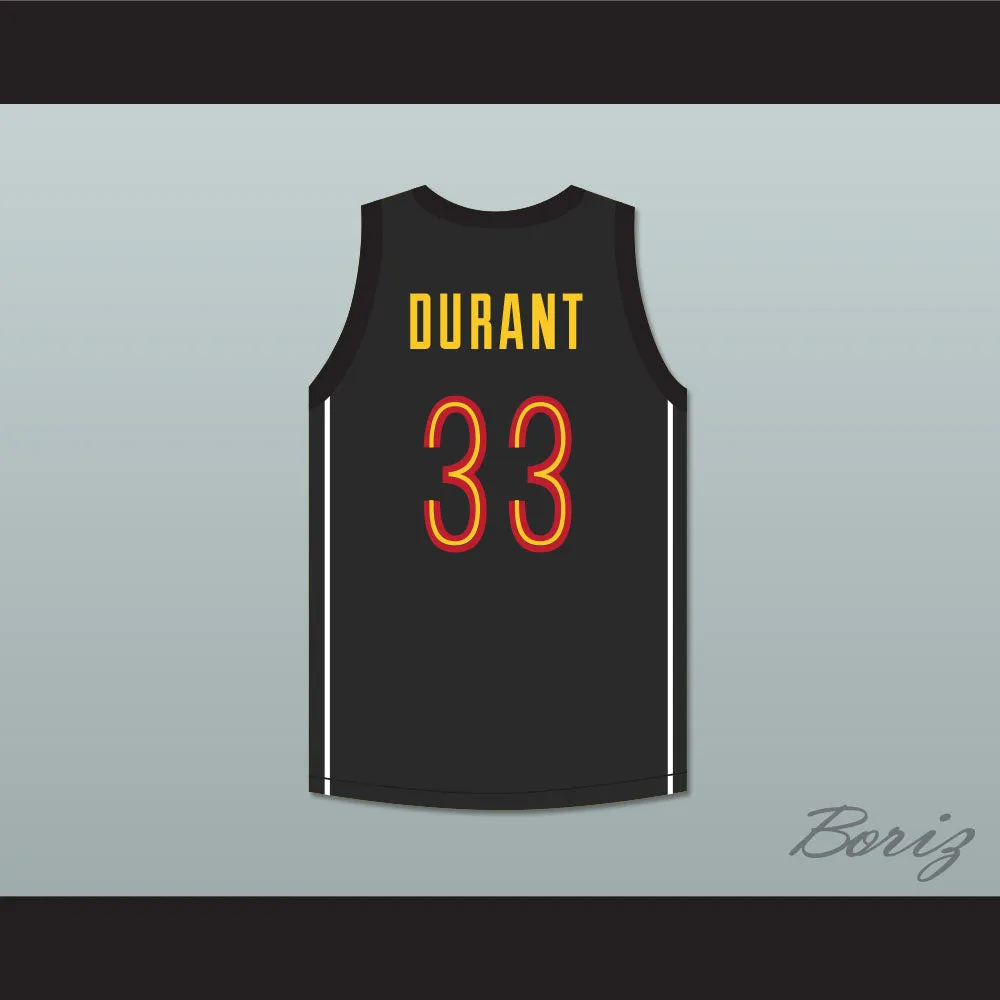 Kevin Durant 33 Oak Hill Academy Black Basketball Jersey