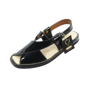 Ladies Peshawari Chappal Black.