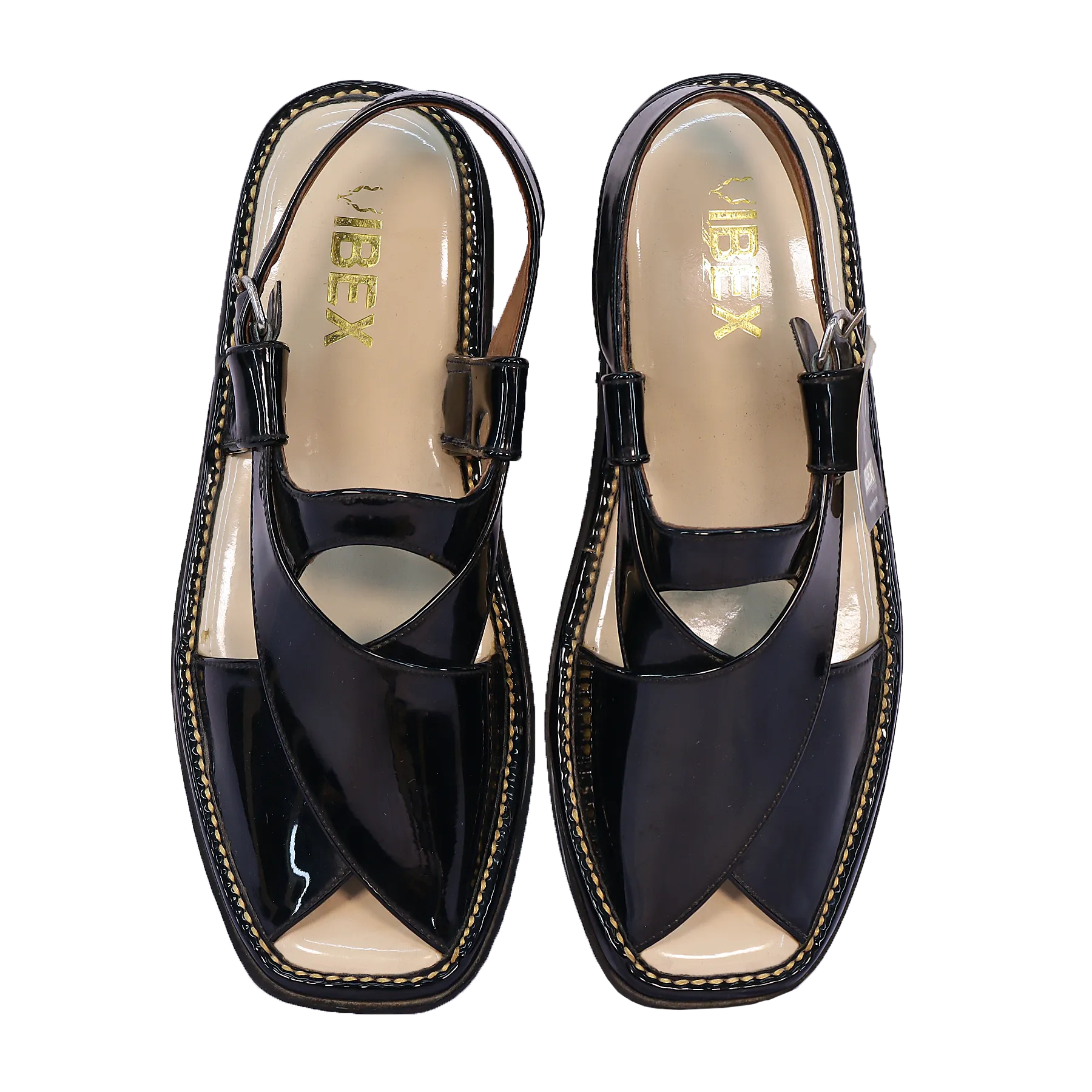 Ladies Peshawari Chappal Black.