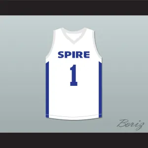 LaMelo Ball 1 SPIRE White Basketball Jersey
