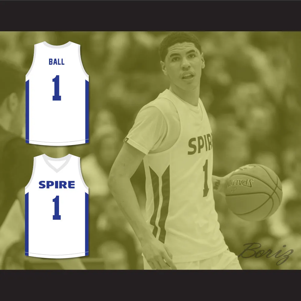 LaMelo Ball 1 SPIRE White Basketball Jersey