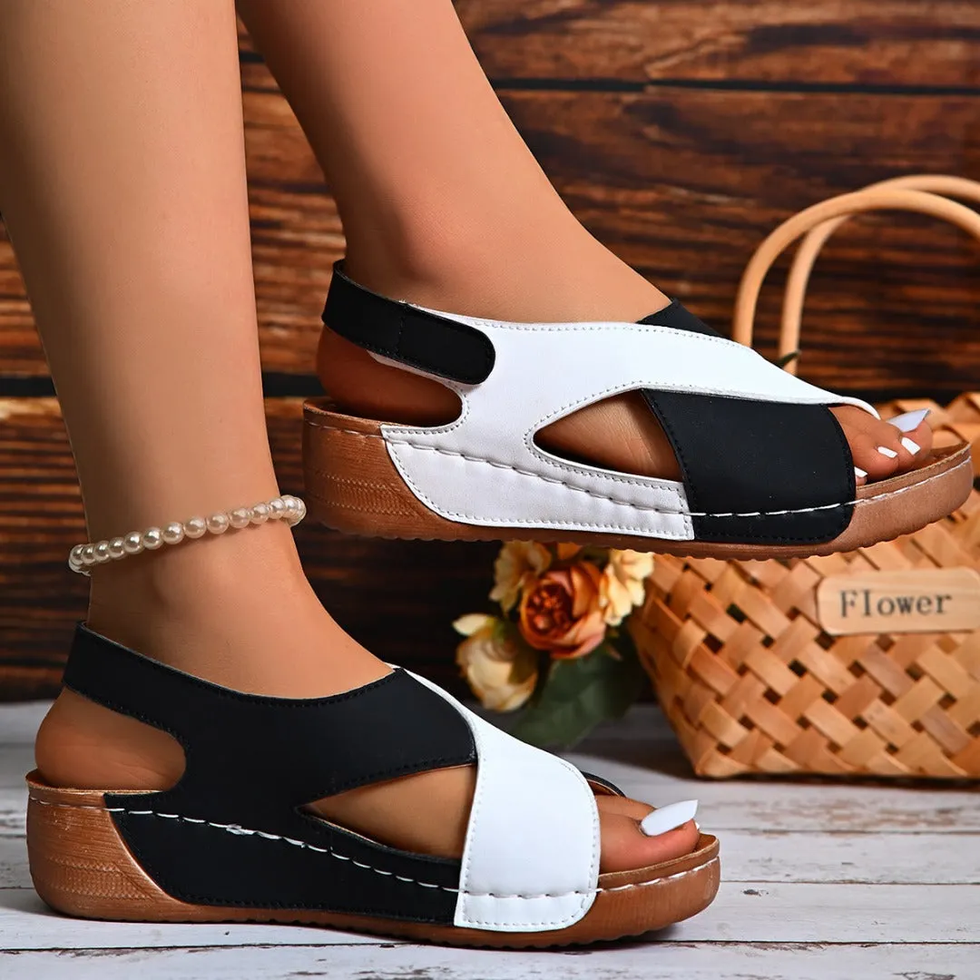 🔥Last Day Promotion 44% OFF - Women's Ultra Comfortable Slope Heel Orthopaedic Sandals