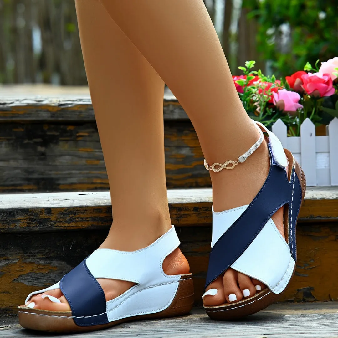 🔥Last Day Promotion 44% OFF - Women's Ultra Comfortable Slope Heel Orthopaedic Sandals