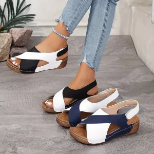🔥Last Day Promotion 44% OFF - Women's Ultra Comfortable Slope Heel Orthopaedic Sandals