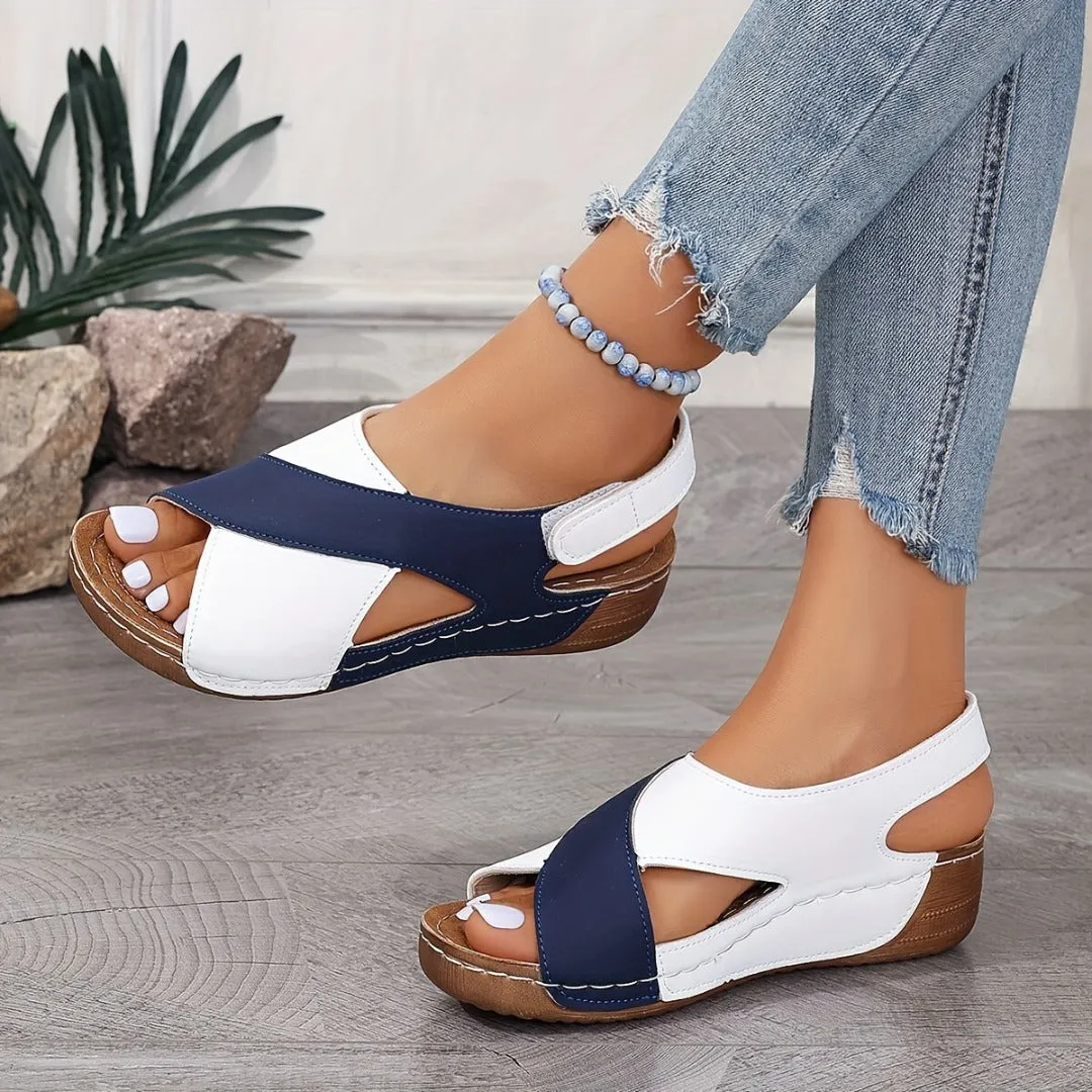 🔥Last Day Promotion 44% OFF - Women's Ultra Comfortable Slope Heel Orthopaedic Sandals