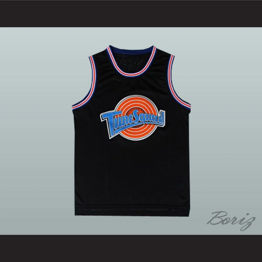 Lebron James 6 Tune Squad Black Basketball Jersey