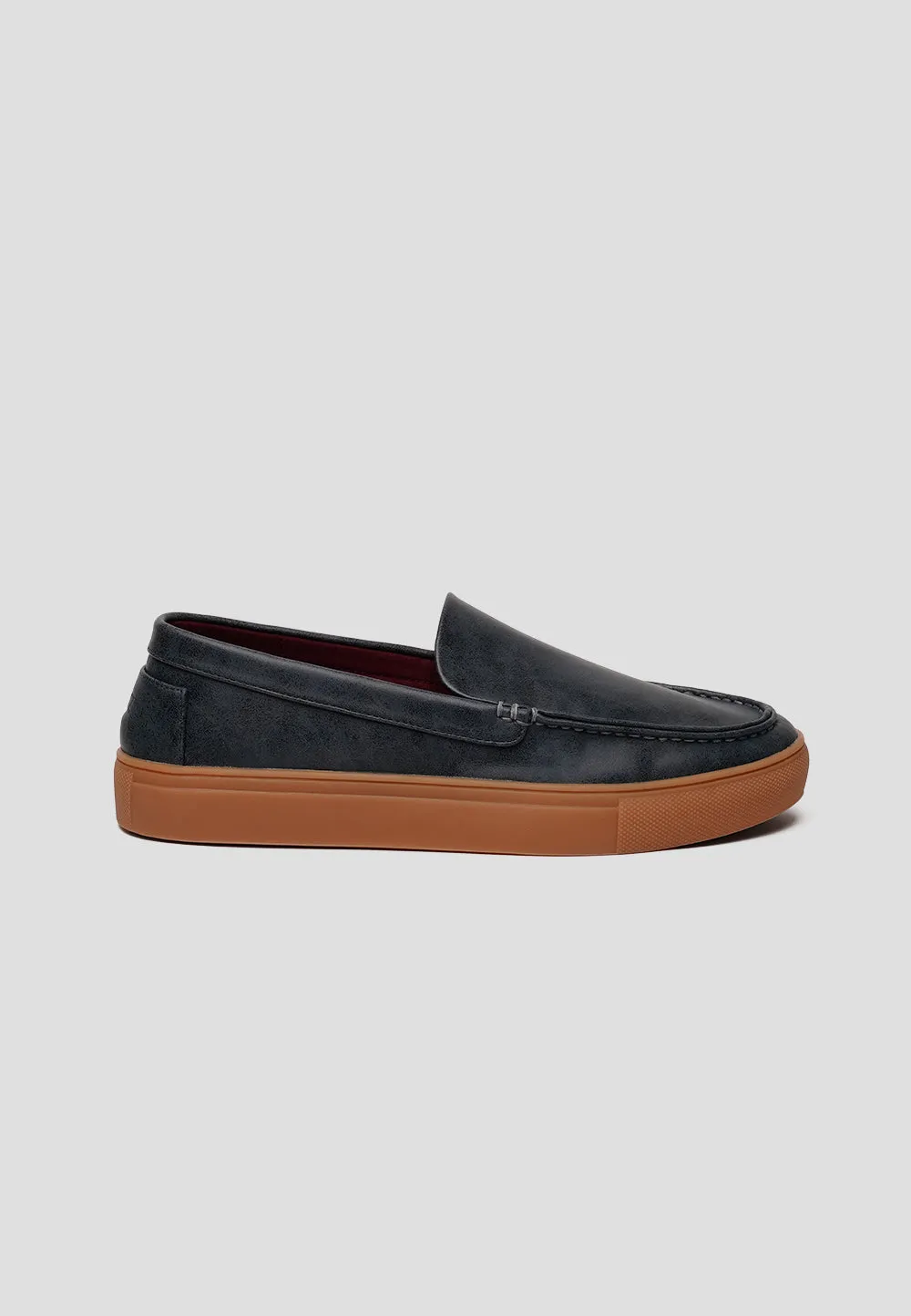 LOAFER MICROFIBER NAPA BLUEBERRY
