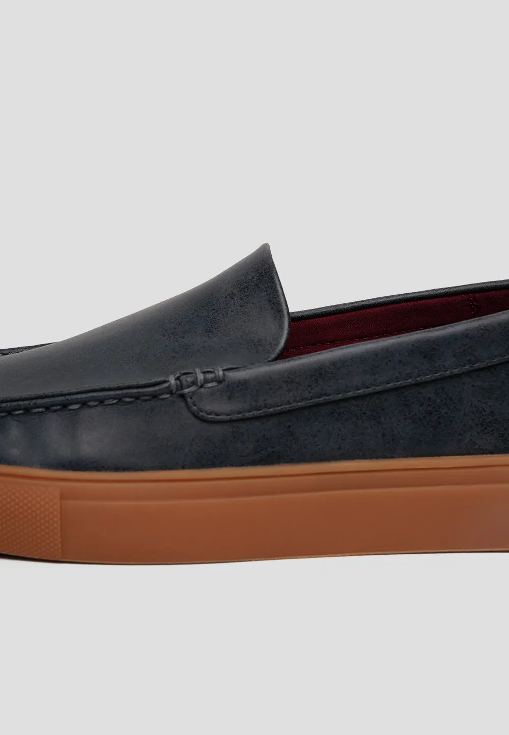 LOAFER MICROFIBER NAPA BLUEBERRY
