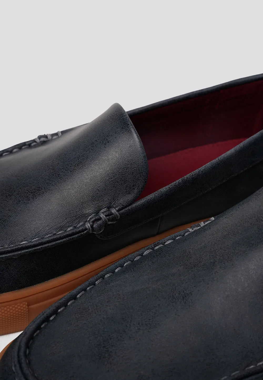LOAFER MICROFIBER NAPA BLUEBERRY