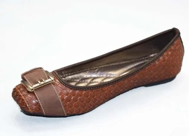 Loafers Flats Buckle Knitted Flat Heel Soft Bottom Boat Shoes