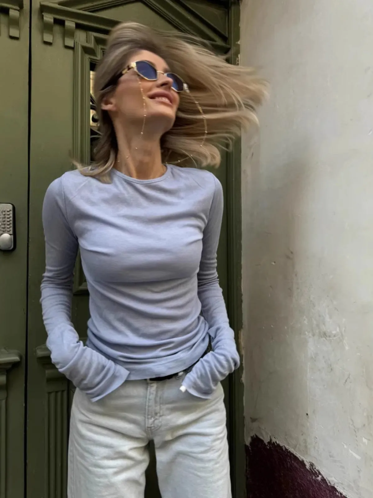 Long Sleeve Slim Fit Top