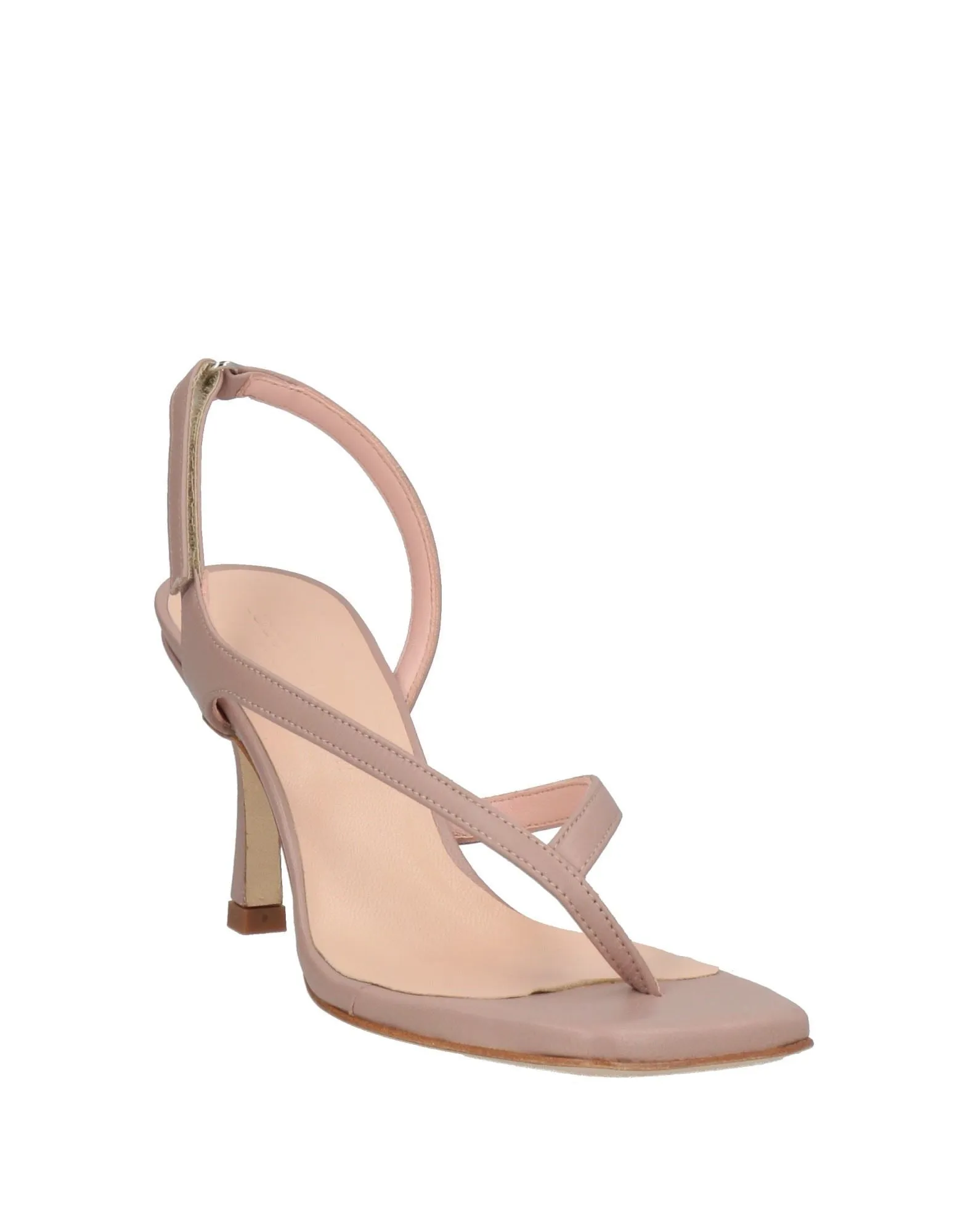 LUCA VALENTINI Leather Thong sandals (17560434MN) Woman